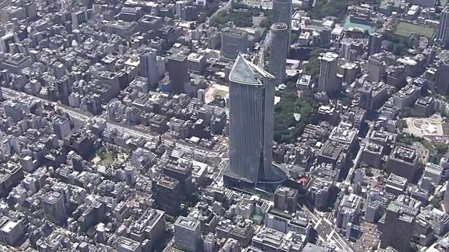 AERIAL, Toranomon Hills，东京视频素材