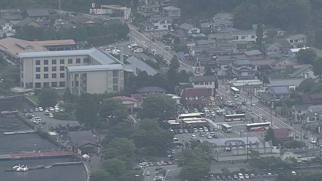 日本神奈川县，箱根町港视频素材