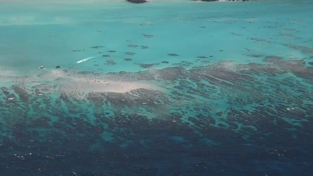 鸟瞰，日本鹿儿岛，约龙岛视频素材