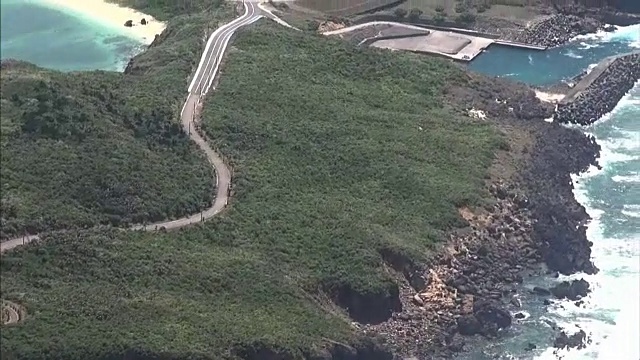 航空，与那国岛，冲绳，日本视频素材