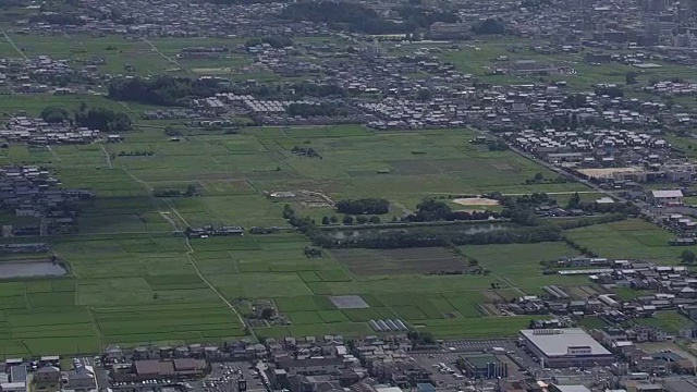 日本奈良柏原市，AERIAL视频素材