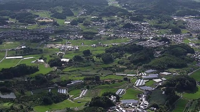 日本奈良高松冢墓，AERIAL视频素材