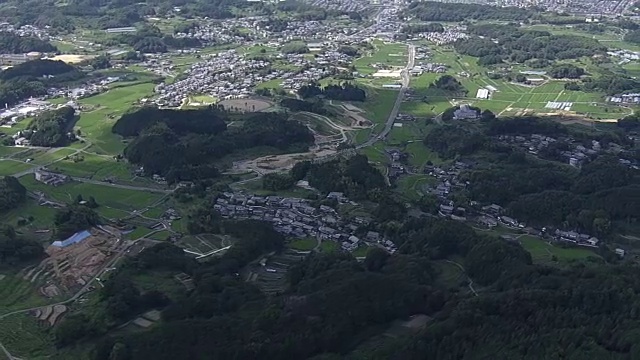 日本奈良，Kitora墓，AERIAL视频素材