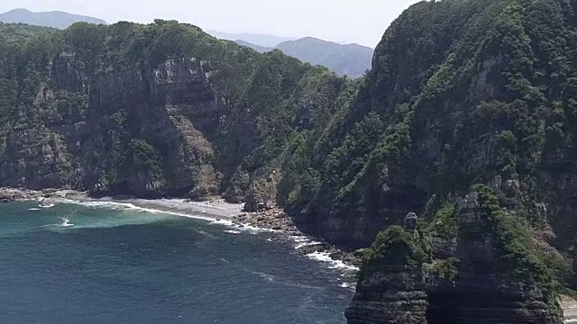 航空，鹿儿岛，越岸岛，鹿儿岛，日本视频素材