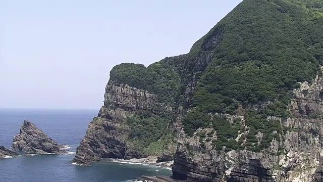 航空，鹿儿岛，越岸岛，鹿儿岛，日本视频素材