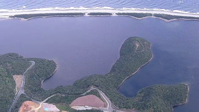 航空，长门浜，越岸岛，鹿儿岛，日本视频素材