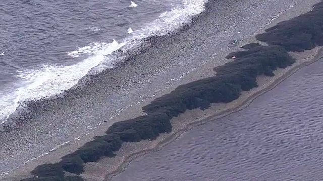 航空，长门浜，越岸岛，鹿儿岛，日本视频素材