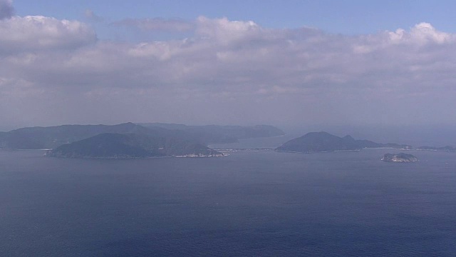 航空，越岸岛，鹿儿岛，日本视频素材