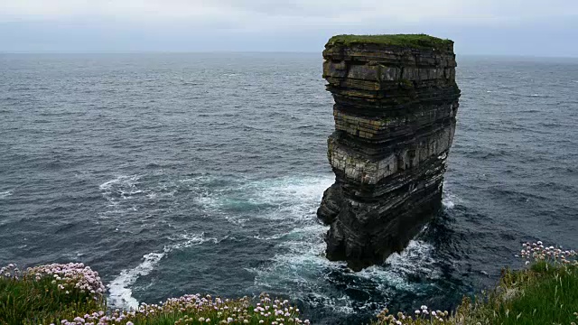 dunbriste, Downpatrick Head, Ballycastle, Mayo, Connacht，爱尔兰视频下载