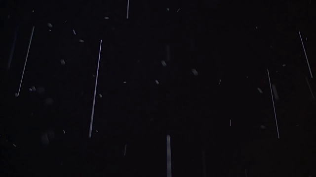 真正的雨雪夜景视频素材