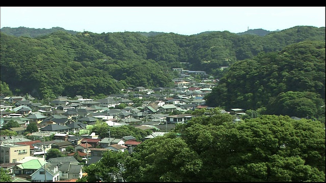 峡谷镇。视频素材