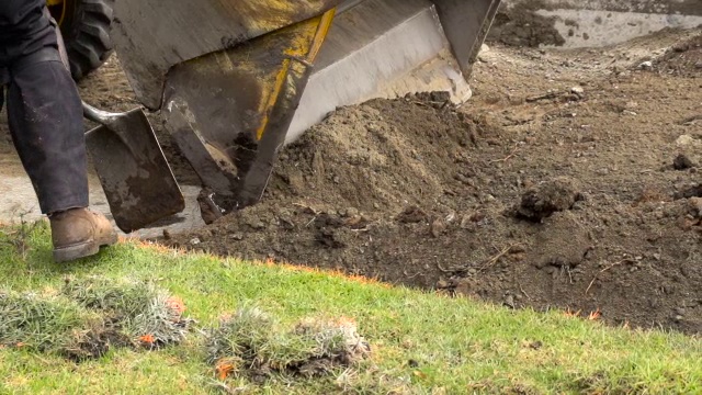 道路建设慢动作视频素材