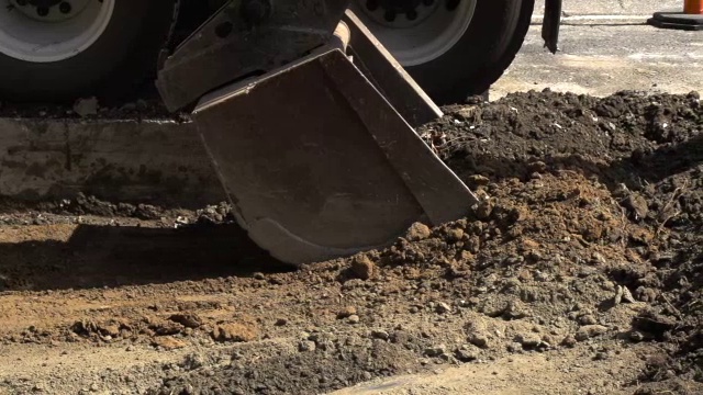 道路建设慢动作视频素材