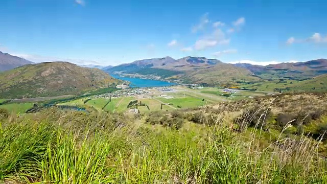 新西兰山景时光流逝视频素材