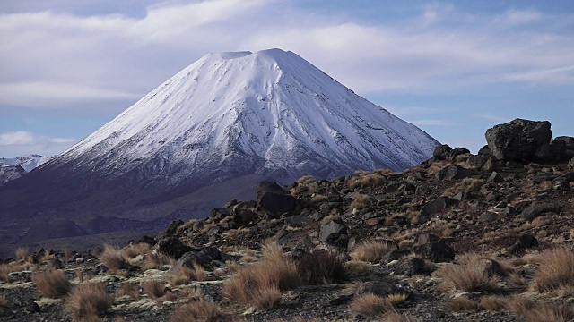 恩格鲁霍山的冬季景观视频素材