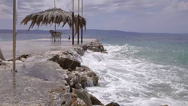 海岸、海浪、阳光、美丽……视频素材