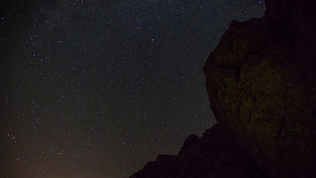 科罗拉多山脉夜景观星:时光流逝视频下载