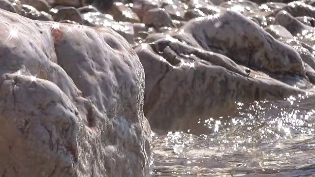 克罗地亚湾的海涌视频素材