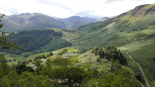 英格兰的青山视频素材