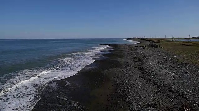 日本北海道诺助半岛，航拍视频素材