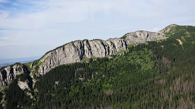 塔特拉山，波兰山的全景在假期，Zakopane，波兰，欧洲视频素材