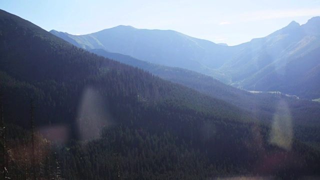 塔特拉山，波兰山的全景在假期，Zakopane，波兰，欧洲视频素材