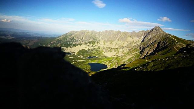 塔特拉山，波兰山的全景在假期，Zakopane，波兰，欧洲视频素材