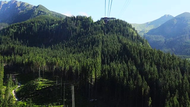 塔特拉山，波兰山的全景在假期，Zakopane，波兰，欧洲视频素材