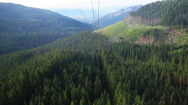 塔特拉山，波兰山的全景在假期，Zakopane，波兰，欧洲视频素材