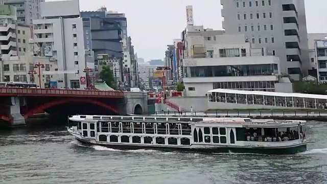 东京隅田川日本视频素材