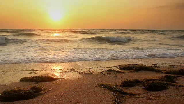 海上日出视频素材