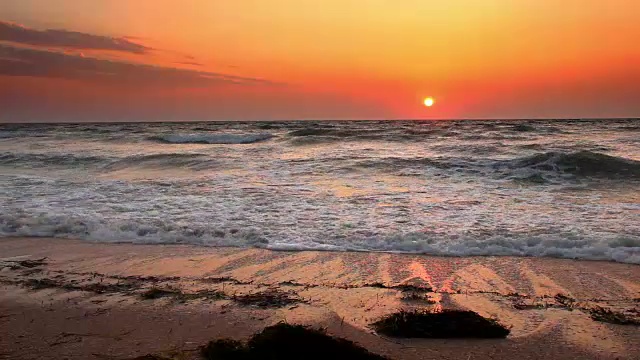 海上日出视频素材