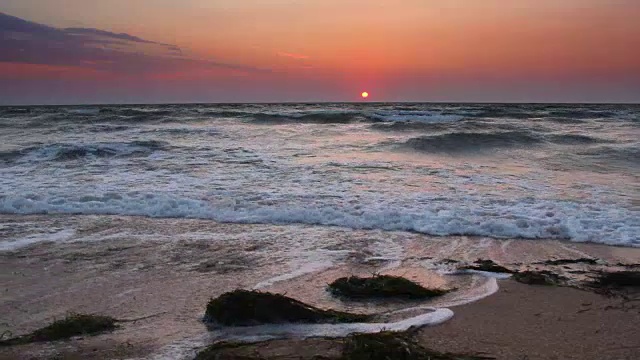 海上日出视频素材