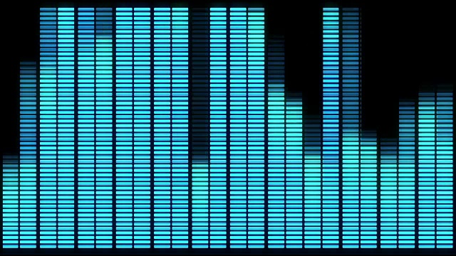 loop音频均衡器背景。音乐控制水平视频下载