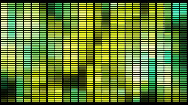loop音频均衡器背景。音乐控制水平视频素材