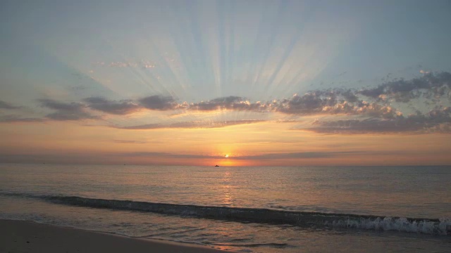 海上日出视频素材