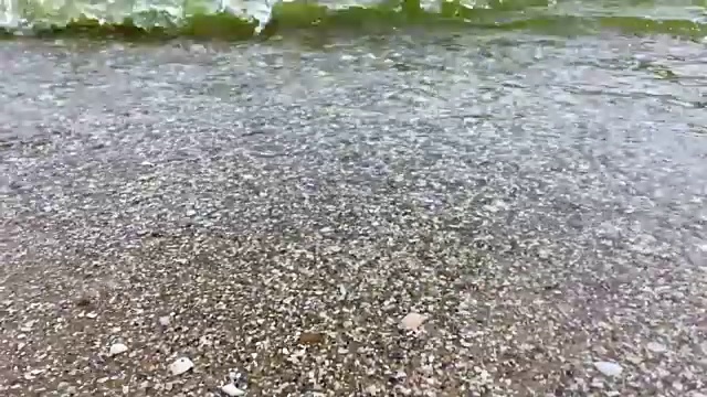 亚速海岸海浪视频素材