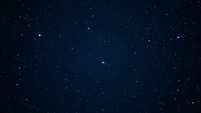 星星在太空射线中飞行视频素材