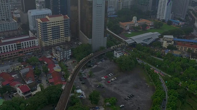 马来西亚吉隆坡市日间全景视频素材