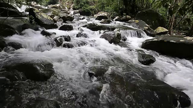 考茶毛瀑布视频素材