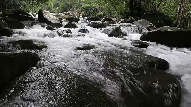 考茶毛瀑布视频素材