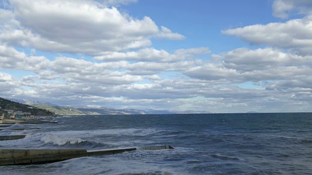 秋季海景及海岸线视频素材