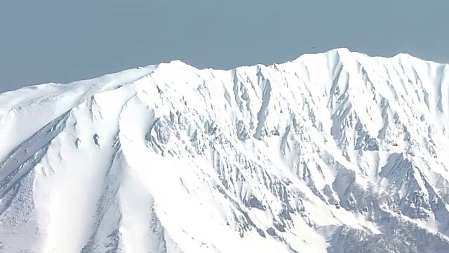 鸟取市，大山山，复杂的火山，日本视频素材