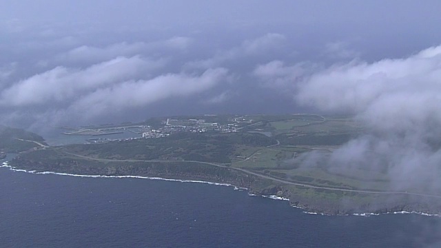 航空，与那国岛，冲绳，日本视频素材