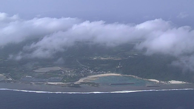 航空，与那国岛，冲绳，日本视频素材