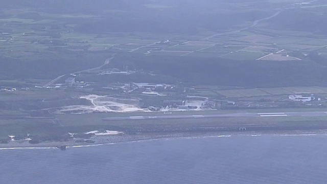 航空，与那国岛，冲绳，日本视频素材