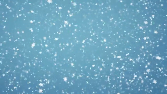 降雪视频素材