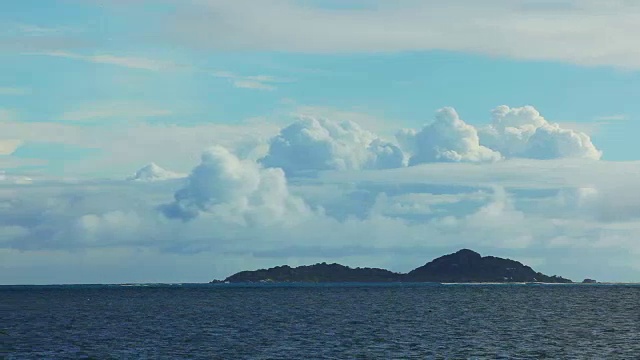 塞舌尔群岛风景的时间流逝视频素材