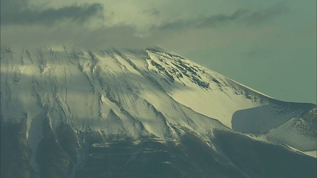 新年早晨，富士山，日本视频素材