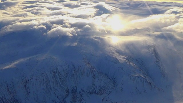 雪山与云视频素材